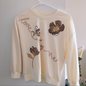 Floral sweatshirt